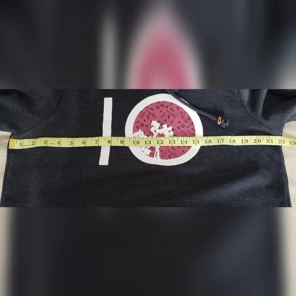 tentree Women's  Gray Hoodie with Graphic Design - Picture 4 of 5